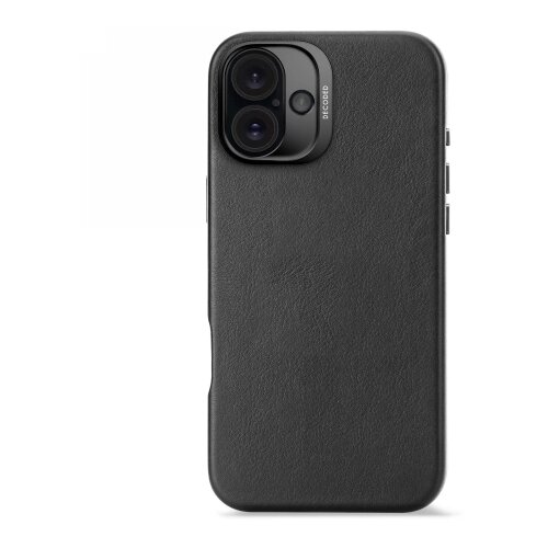 Decoded DEKODIRAN OVITEK USNJENI OVITEK ZA MAGSAFE ZA IPHONE 16 PLUS ČRN, (22064484) Cene