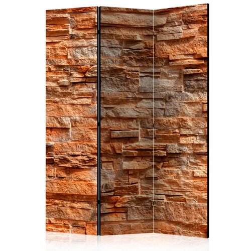 Paravan u 3 dijela - Orange Stone [Room Dividers] 135x172 Slike