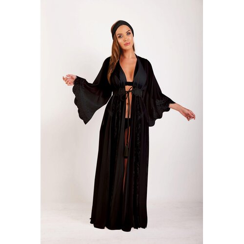 DEVI COLLECTION Ženski kaftan Hanna crni Cene