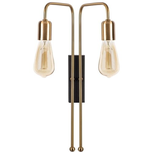 Opviq lights crna metalna zidna svjetiljka Pahoma Slike