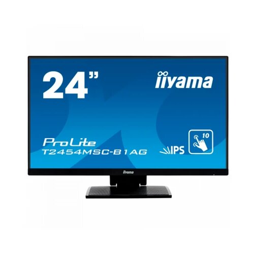 Iiyama prolite T2454MSC-B2AG monitor 23,8 touch screen fhd 75 hz ips 300 cd 4 ms hdmi dp speakers black Slike