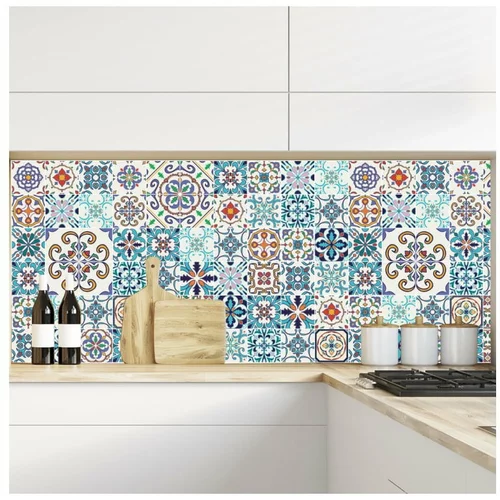 Ambiance Komplet 60 stenskih nalepk Tiles Azulejos Antibes, 10 x 10 cm
