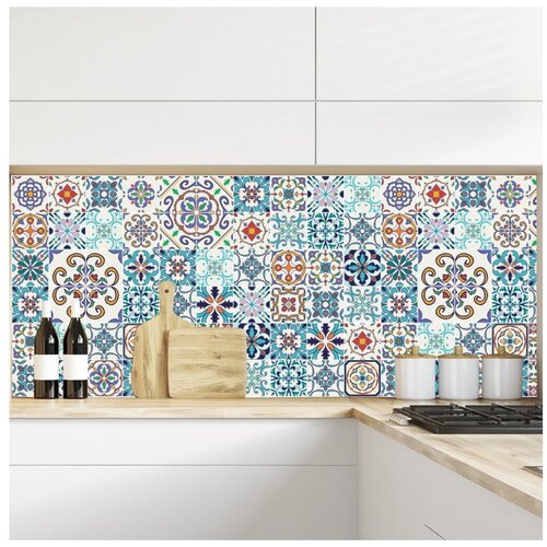 Ambiance set od 60 zidnih samoljepljivih naljepnica Tiles Azulejos Antibes, 10 x 10 cm Slike