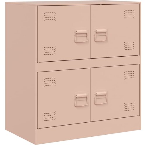 Maison Chic Komoda - Predalnik roza 67x39x73 cm jeklo, (21715634) Slike
