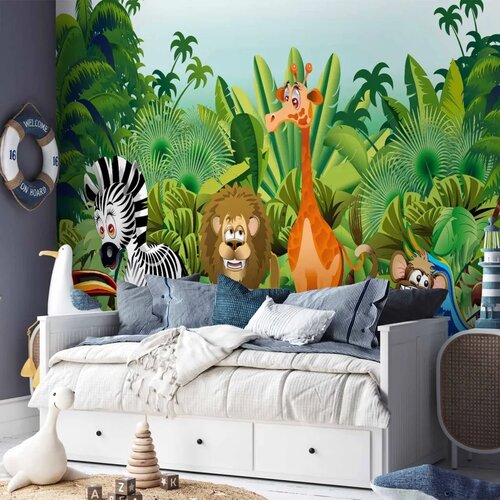  Foto tapeta - Jungle Animals 441x315 Samoljepljiva Cene