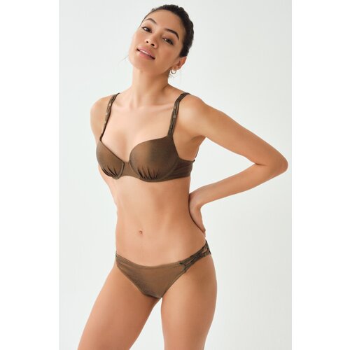 Dagi Mink Covered Bikini Top Slike