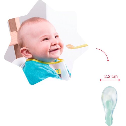 Badabulle Silicone Spoons žličica 3 m+ 2 kom Slike
