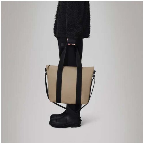 Rains Nakupovalne torbe TOTE BAG MINI W3 Bež Slike