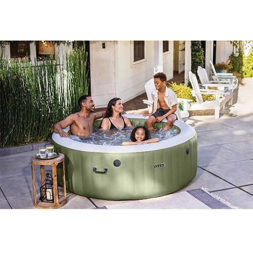 Intex Whirlpool PureSPA Bubble Massage Olive Green &Oslash; 196 x 71 cm - 4 osobe - 1 kom Cijene