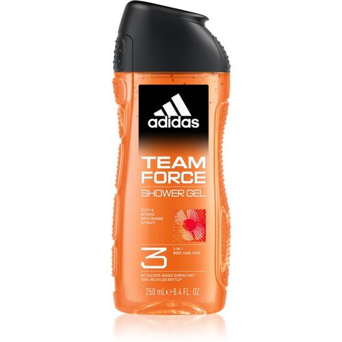 Adidas Team Force 3in1 gel za tu&amp;scaron;iranje 250 ml za mu&amp;scaron;karce Slike