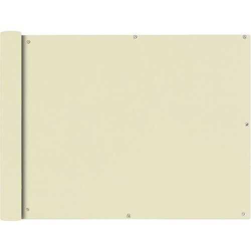 vidaXL Balkonsko Platno Oksford Tekstil 90x600 cm Kremne Barve, (20609885) Cene