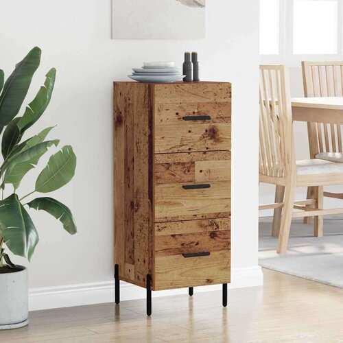 vidaXL Kreveta Staro drvo 34 x 34.5 x 90 cm Konstruirano drvo Cene