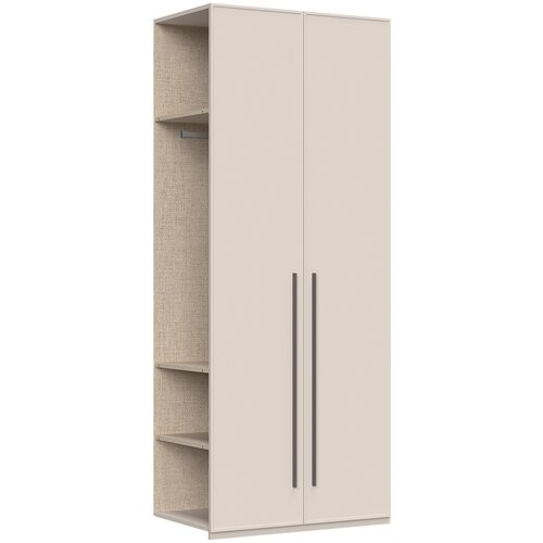 Jela Jagodina dodatni plakar DP2/OP - kolekcija opera - bež tekstil/kašmir mat lak - 90X224X56cm Cene