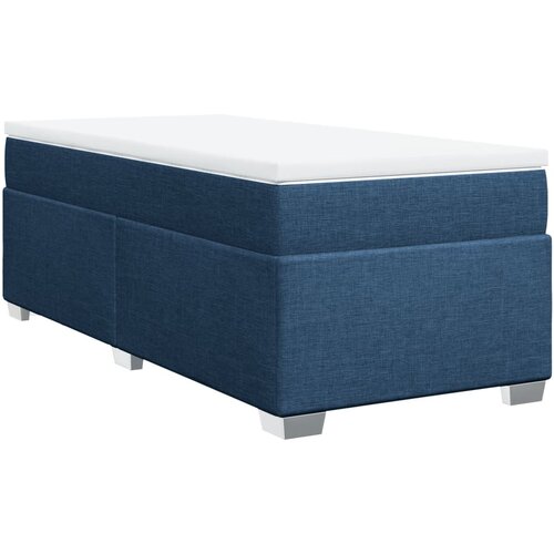 Maison Chic Box spring postelja - Vzmetna postelja z vzmetnico modra 90x190 cm blago SL10166, (21885556) Slike
