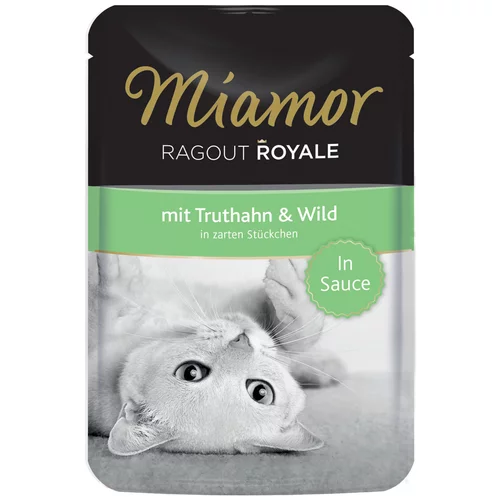 Miamor Ragout Royale v omaki 22 x 100 g - Puran & divjačina