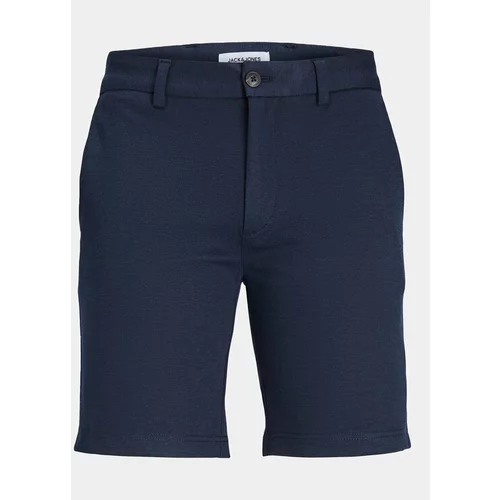 Jack & Jones Kratke hlače iz tkanine Jpstmarco 12249321 Mornarsko modra Slim Fit