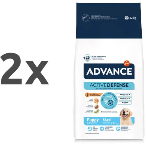 Advance Puppy Maxi Protect - pi&scaron;čanec in riž 2 x 12 kg Cene