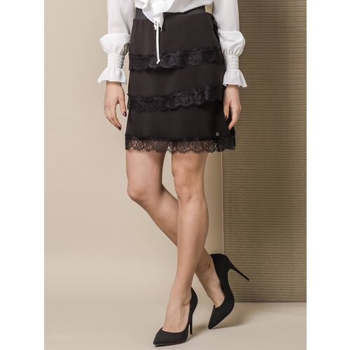 LeMonada LEMONADE SKIRT WITH FLOUNCES BLACK Cijene