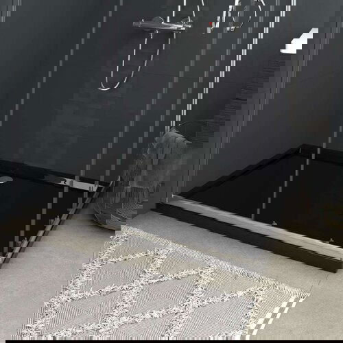 VidaXL Pravokutna ABS tu&amp;scaron;-kada crna 80 x 120 cm Slike