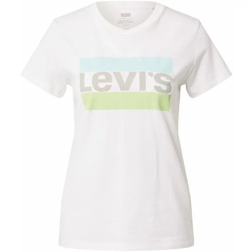 Levi's Majica 'The Perfect' svetlo modra / siva / jabolko / bela