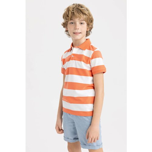 Defacto Boy Regular Fit Polo Neck Pique Short Sleeved Polo T-Shirt Slike