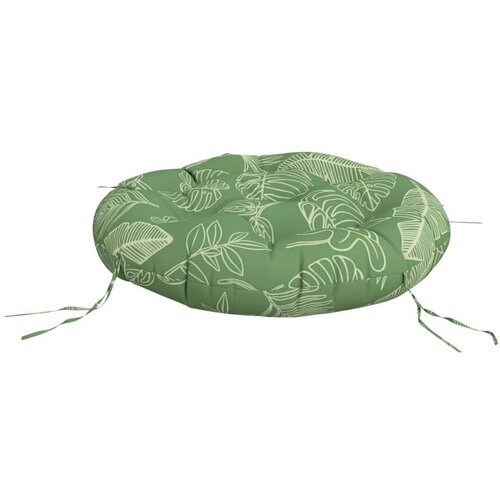 vidaXL Okrogla blazina vzorec listja &Oslash; 60 x 11 cm oxford tkanina Cene
