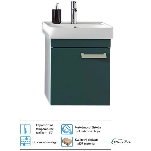 Pino Art lavabo sa ormarićem neon 969 zelena 45cm Cene