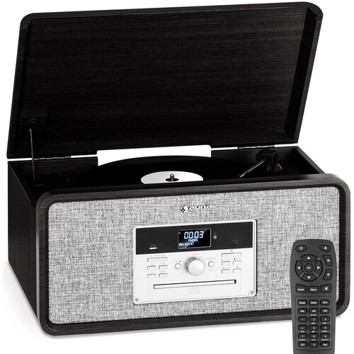 Auna Bella Ann, stereo sistem, gramofon, radio DAB+/UKW, USB, bluetooth Cene