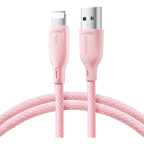 Joyroom Kabel za polnjenje Multi - Color Series S - A34 USB - A / Lightning - Roza / 1m Cene