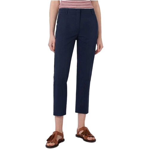 Max Mara Hlače Chino / Carrot WKDCECCO Modra Cene