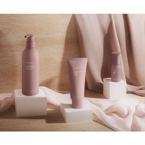 AYUNCHE Enhancing Silky Mask maska za lase za po&amp;scaron;kodovane lase 200 ml Slike