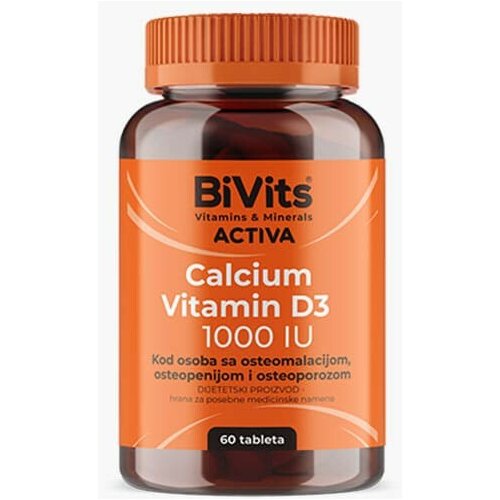 BiVits activa kalcijum + vitamin D3, 60 tableta Cene