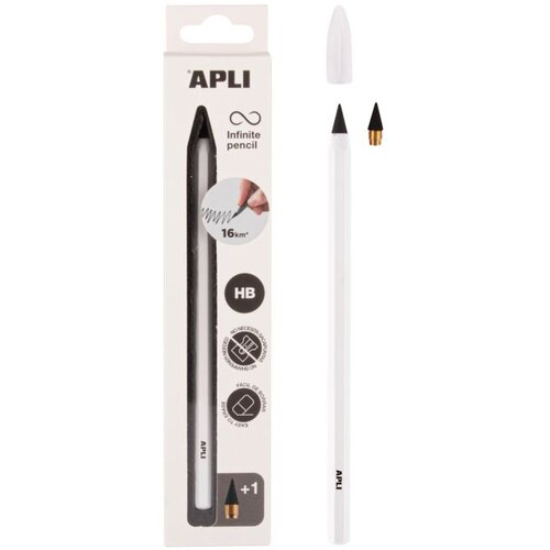  Endless Pencil APLI HB | White Slike