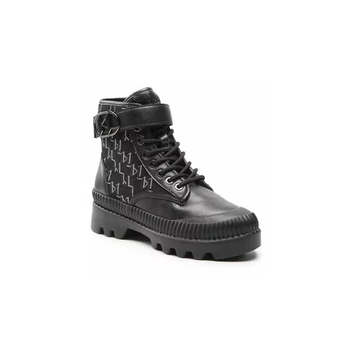 Karl Lagerfeld Pohodni čevlji KL42552 Črna