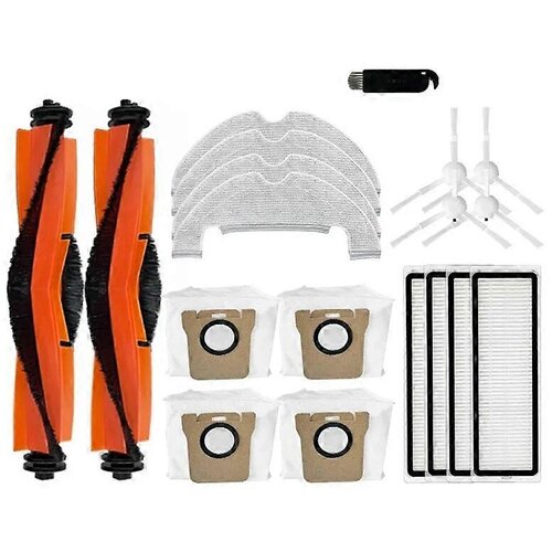 INORCO Zdruljiv Xiaomi Vacuum X10 robotski sesalnik Glavna stranska krtaa Hepa Filter Mop Cloth Vreka za prah Nadomestni deli Dodatki, (21985498) Slike