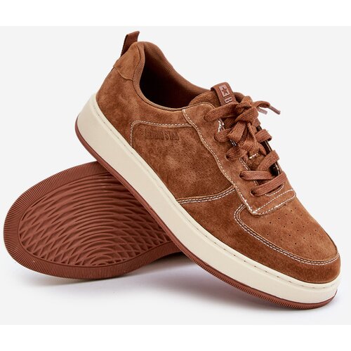 Big Star Men's Platform Sneakers Suede Big Star Cene