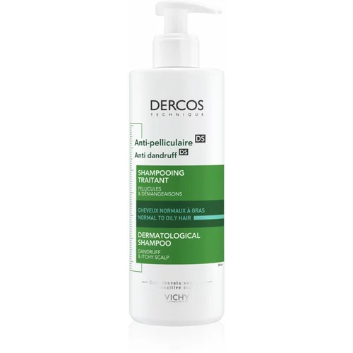 Vichy Dercos Anti-Dandruff šampon proti prhljaju za normalne in mastne lase 390 ml