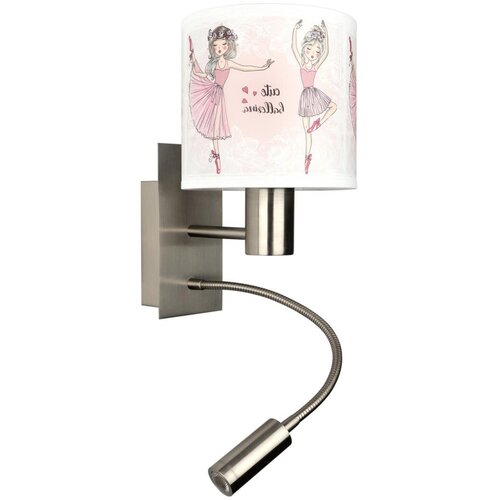 Brilagi LED fleksibilna lampa BOBO 1xE27/25W/230V + LED/3W mat. hrom/bela/ružičasta/pak. Cene