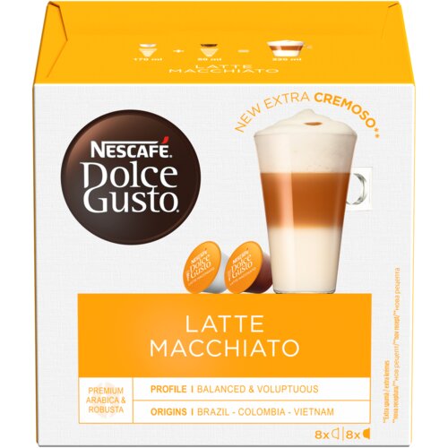 Nescafe Dolce Gusto kapsule Latte Macchiato Cene