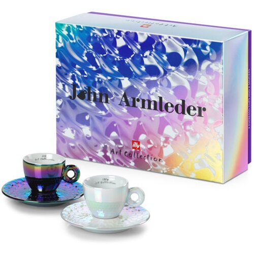 Illy Skodelice John Armleder - 2 skodelici za espresso Cene