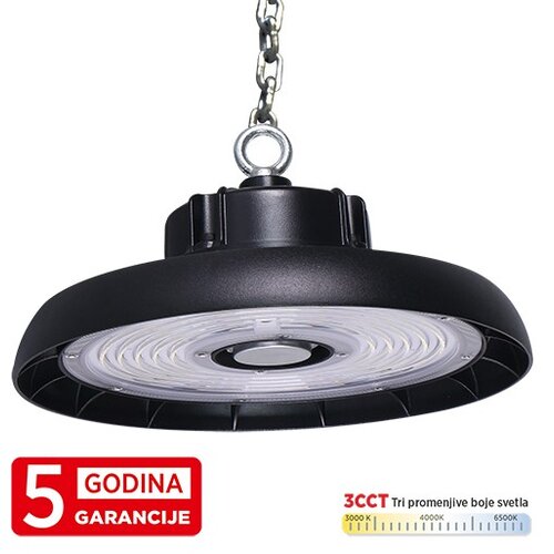 Mitea Lighting led ufo svetiljka crna 150W 3CCT 3000/4000/6500K IP65 4KV 5Y M460150-C5-CCT Cene