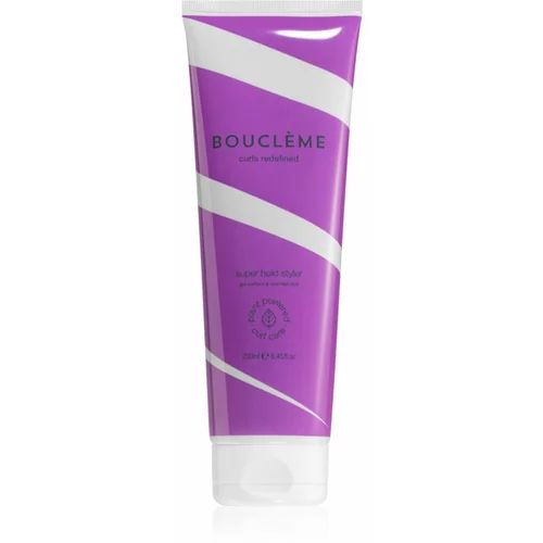 Bouclème Curl Super Hold Styler gel za učvrstitev las za valovite in kodraste lase 250 ml