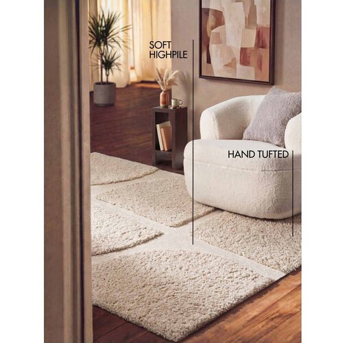 Ted Baker Kremno bela ročno tkana preproga 160x230 cm Lambeth Jasper &amp;ndash; Slike