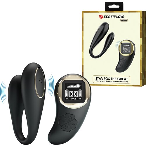 Pretty Love Nathan Stavros The Great Vibrator with Remote Black Cene