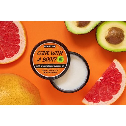 Beauty Jar Cutie With A Booty maslo za telo za izbolj&amp;scaron;anje videza celulita 90 g Slike