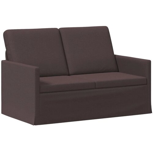  Set sofe 2 pcs Tamno smeđa Tkanina - Tamno smeđa 1-sjedalo + 2-sjedalo (120 cm) Slike