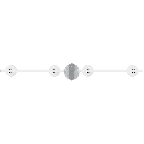  Stropni reflektor Bijelo 70 x 12,5 x 10,5 cm Metal Slike
