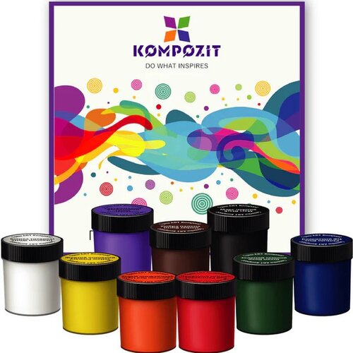 Komplet barv za gvaš klasične barve Kompozit Cene
