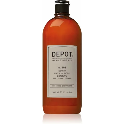 Depot No. 606 Sport Hair & Body osvježavajući šampon za tijelo i kosu 100 ml