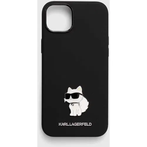 Karl Lagerfeld Etui za telefon iPhone 15 Plus / 14 Plus 6.7'' črna barva